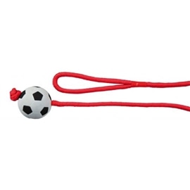 Trixie Bola Futebol em Borracha com Corda Multicolorida - OREXTX3307