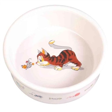 Trixie Gamela em Ceramica com Motivos para Gato 200 ml