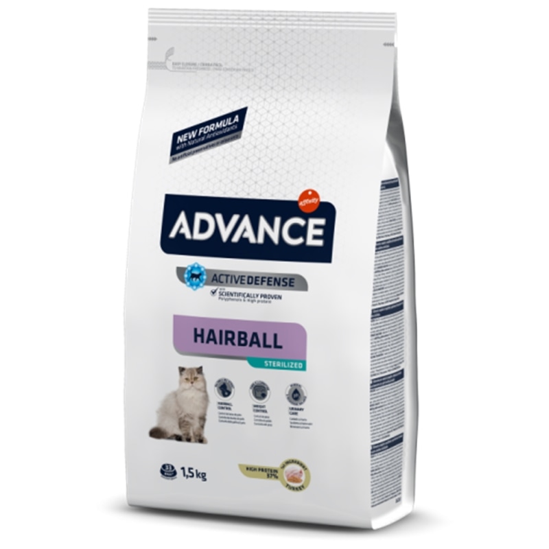 Advance Cat Sterlized Hairball - 10,00 Kgs - AFF924271