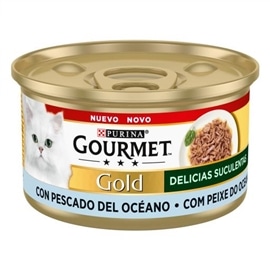 Gourmet Gold Delícias Suculentas Peixe do Oceano - 85 Grs - NE12533062