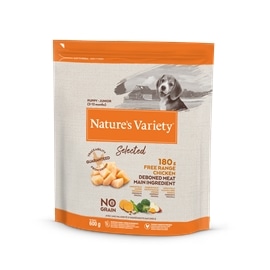 Natures Variety Selected Cão No Grain Junior FRANGO CAMPO - 0,6 kgs - AFF928090