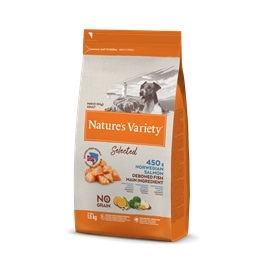 Natures Variety Selected Cão No Grain Mini Adulto Salmão - 1,5 kgs - AFF927939
