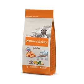 Natures Variety Selected Cão No Grain Mini Adulto Salmão - 7 kgs - AFF927968