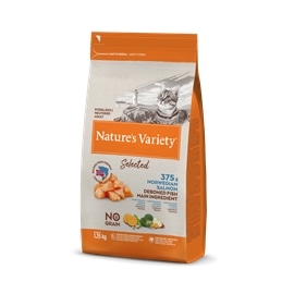 Natures Variety Selected No Grain Gato Esterilizado Salmão - 1,25 kgs - AFF927978