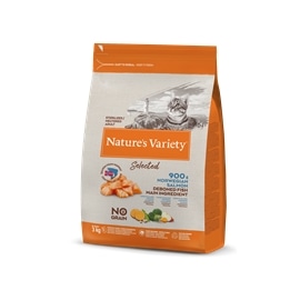 Natures Variety Selected No Grain Gato Esterilizado Salmão - 3 kgs - AFF927976