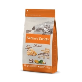 Natures Variety Selected No Grain Gato Esterilizado FRANGO CAMPO - 7 kgs - AFF927988