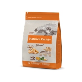 Natures Variety Selected No Grain Gato Esterilizado FRANGO CAMPO - 3 kgs - AFF928082