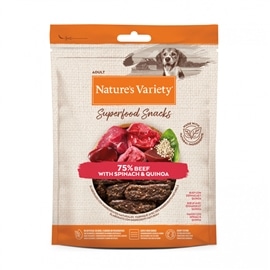 Nature's Variety Superfood snacks para cão - Vaca - 85 Grs - AFF926131