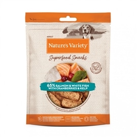 Nature's Variety Superfood snacks para cão - Salmão - 85 Grs - AFF926133