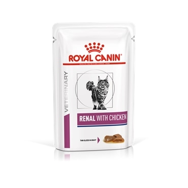 Royal Canin Renal with chicken - finas fatias em molho